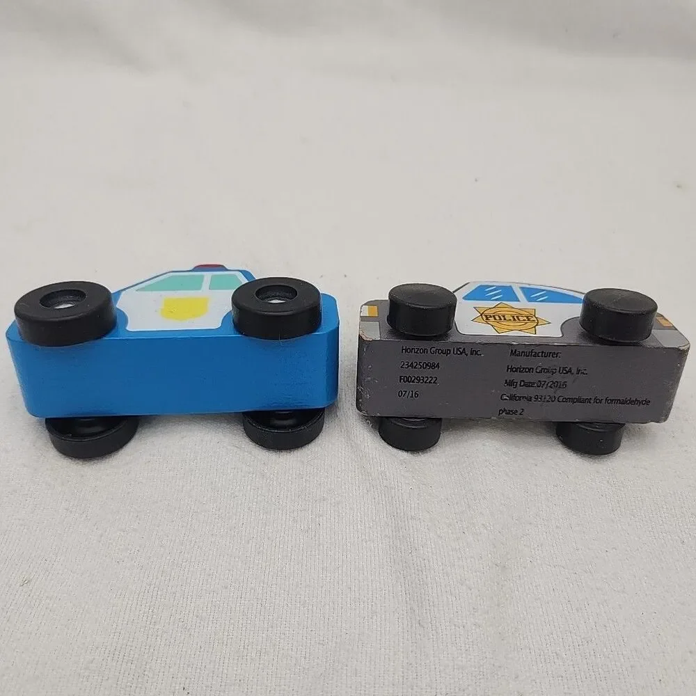 Cars Chunky Wooden Vehicles Horizon Group Mellisa & Doug Plantoys 7 Bundle Wood